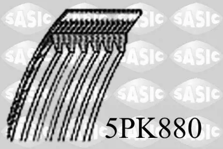 Ремень поликлиновой SASIC 5PK880