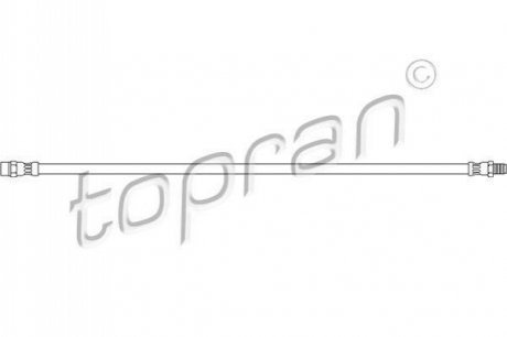 Шланг торм. задній TOPRAN / HANS PRIES 401 064