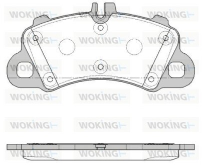 Колодки гальмівні WOKING P19623.00