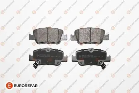 Фото toyota колодки гальмівні задн.auris,corolla 07- Eurorepar 1617269380 TOYOTA колодки гальмівні задн.Auris,Corolla 07- Eurorepar 1617269380