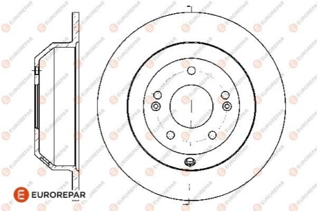 8708309198 ДИСК ГАЛЬМ?ВНИЙ ЗАДН?Й 2ШТ. Eurorepar 1667853480