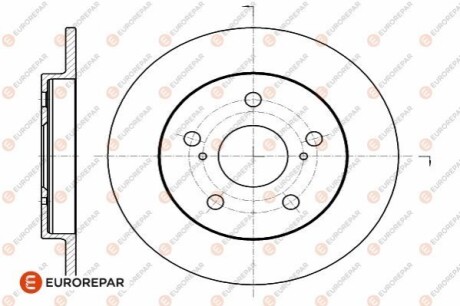 8708309198 ДИСК ГАЛЬМ?ВНИЙ К-КТ Eurorepar 1642770380