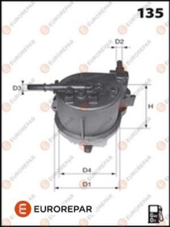 8421230090 Ф?ЛЬТР ПАЛИВНИЙ ДИЗ. Eurorepar 1609692180