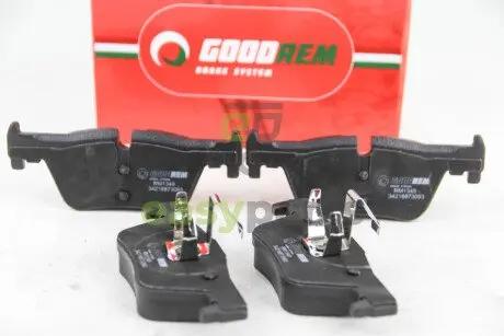 Гальмівні колодки зад. F36/F23/F34/F22/F33/F32/F21/F31/F20/F30 11- GOODREM RM1349