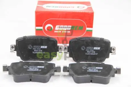 Гальмівні колодки зад. Octavia III/Sharan/Audi Q3 12- (TRW) GOODREM RM1308