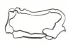 Прокладка кришки клапанів Opel Combo/Astra F/G/ Vectra B/C 1.4-1.6 16V 95- Fischer Automotive One (FA1) EP1200-905 (фото 1)