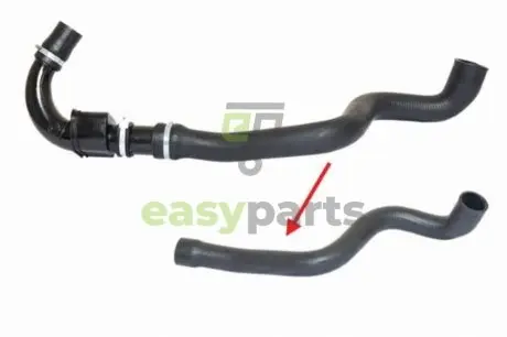 RENAULT шланг радіатора Logan,Duster,Megane 1.5dCi KAUTEK RE-TH012