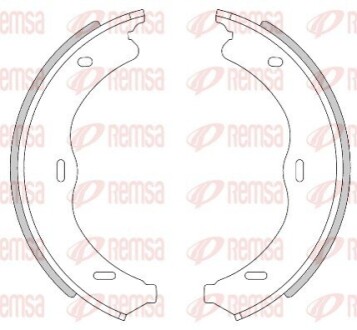 DB Колодки гальмівні барабанні W221 REMSA 4469.00
