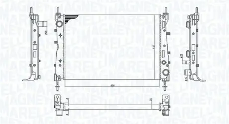 Радиатор охлаждения MAGNETI MARELLI BM1991