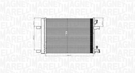 Конденсер кондиціонера MAGNETI MARELLI BC769