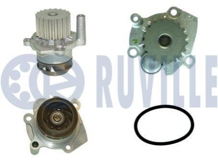 VW Помпа воды Audi A2/3, Golf V, Caddy III, Passat, Skoda Octavia, Touran, T5 1.9TDI RUVILLE 561354A