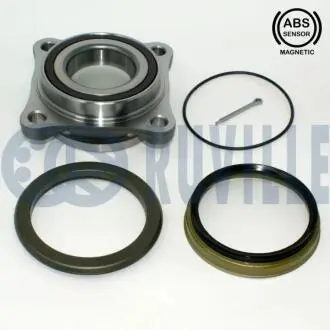 TOYOTA Подшипник передней ступицы с датчиком ABS Land Cruiser Prado 3,0-4,4 03- RUVILLE 221545