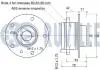 Подшипник передн. ступицы 500X 14-, JEEP RENEGADE SUV 1.0 T-GDi 18- RUVILLE 221873 (фото 2)