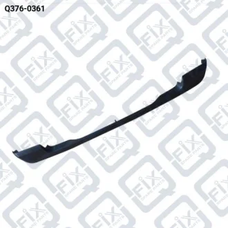 Декоративна накладка переднього бампера Q-fix Q376-0361