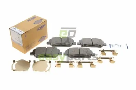 Колодки гальмівні (передні) Hyundai Santa Fe 18-20 ICER 182441