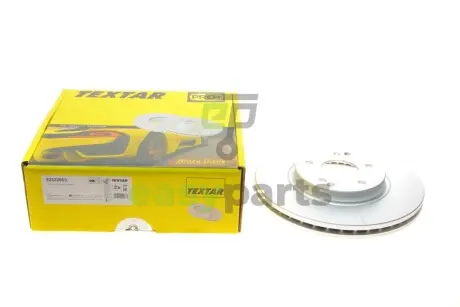 Диск гальмівний (передній) Ssangyong Actyon Sports I/Korando 11- (298x26) (PRO) TEXTAR 92322903