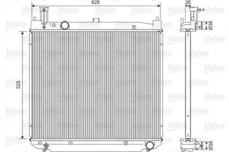 Радиатор охлаждения Valeo 701591 (фото 1)