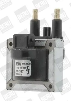 RENAULT Котушка запалювання Megane 2.0I 96-, Laguna 1,8-3,0 -01, Espase 2,0/3,0 -00. BERU ZS317