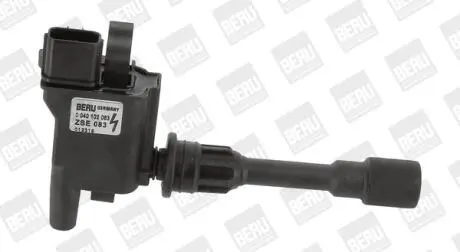 MAZDA Котушка запалювання 323,Premacy 1.9/2.0 98- BERU ZSE083