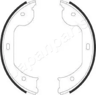 BMW К-т гальм. колодок стоянкового гальмоза 5 E60, 7 E65/E66, X5 E53, X3 E83 JAPANPARTS GF-0104AF