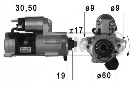 Стартер Messmer 220747