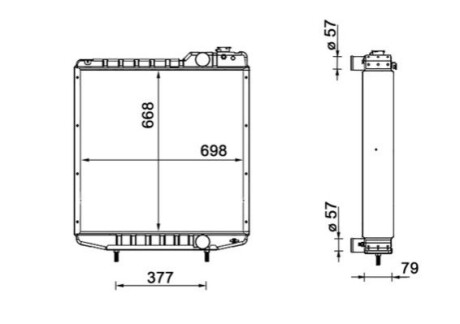 Радиатор MAHLE / KNECHT CR2331000S