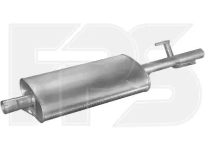 Глушитель средний резонатор 2,5-2,8-2,9 TDI POLMOSTROW FP3546G21