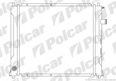 Радиатор охлаждения Polcar 632008-1