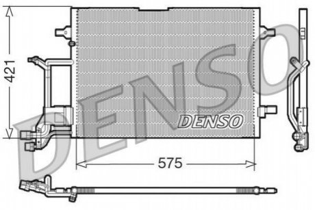 Радиатор кондиционера DENSO DCN32016