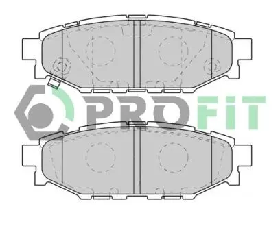 Фото колодки гальмівні дискові PROFIT 5000-1947 Колодки гальмівні дискові PROFIT 5000-1947