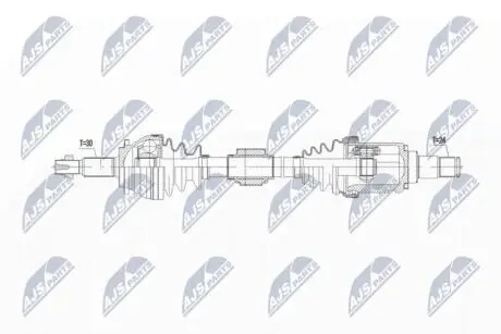 DRIVESHAFT NTY NPW-TY-187