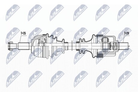 DRIVESHAFT NTY NPW-RE-200