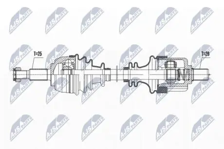 DRIVESHAFT NTY NPW-RE-200