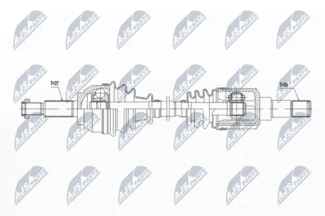 DRIVESHAFT NTY NPW-JG-002