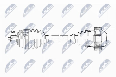 DRIVESHAFT NTY NPW-AU-050