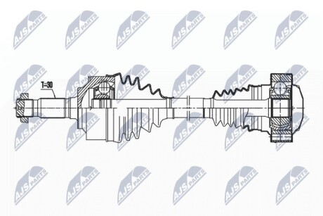 DRIVESHAFT NTY NPW-ME-164 (фото 1)