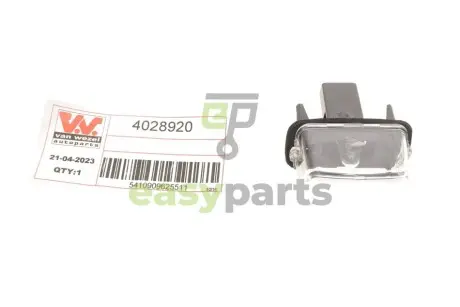 Підсвітка номера (заднього) Citroen Berlingo/Peugeot Partner 96- Van Wezel 4028920