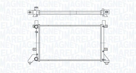 Радіатор двигуна VW LT 28-35 (2DM) 2,3 2,5SDI/TDI 2,8TDI LT 28-46 (2DX0AE) 2,3 2,5SDI/TDI 2,8TDI MAGNETI MARELLI 350213189400