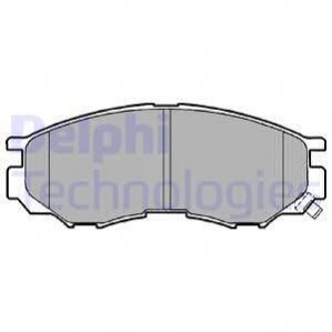 MITSUBISHI гальмівні колодки передн. Space Gear -01 Delphi LP1010