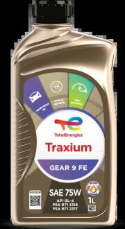 Олива трансмісійна 1L Traxium Gear 9 FE 75W TOTAL 214244