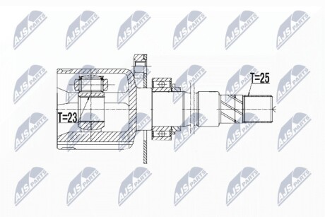 INNER CV JOINT NTY NPW-FT-070