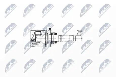 INNER CV JOINT NTY NPW-FT-074