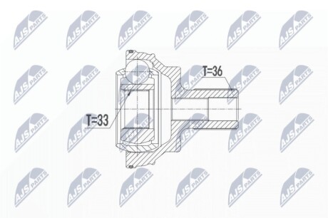 OUTER CV JOINT NTY NPZ-VW-047