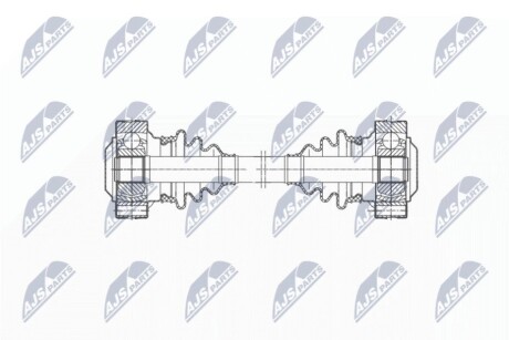 DRIVESHAFT NTY NPW-BM-196 (фото 1)