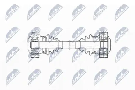 DRIVESHAFT NTY NPW-BM-196