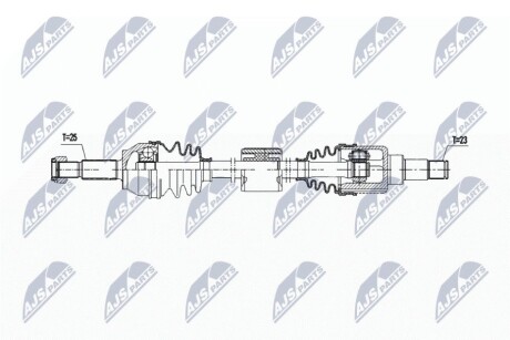 DRIVESHAFT NTY NPW-FR-171