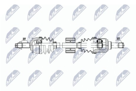 DRIVESHAFT NTY NPW-FT-071