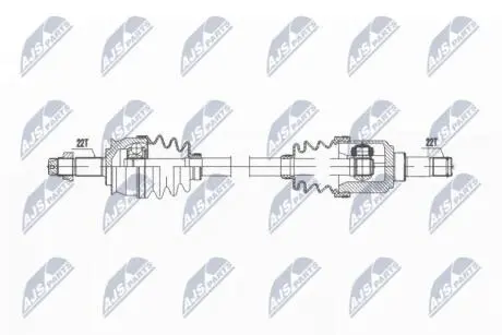 DRIVESHAFT NTY NPW-FT-073