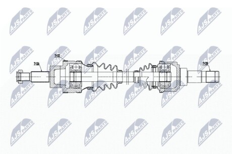 DRIVESHAFT NTY NPW-JG-008