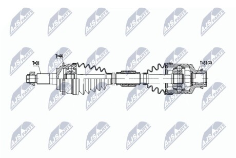 DRIVESHAFT NTY NPW-MZ-086